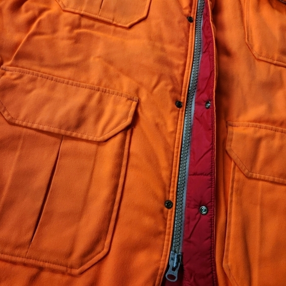 Woolrich Mens Vintage Blaze Orange Hunting Jacket sz XL - Picture 4 of 10
